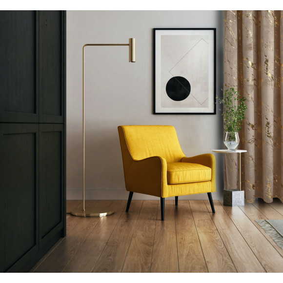 Zasłona z kółkami ENDLESS CHIC 140x270 beż